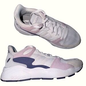 Adidas CrazyChaos Womens Aero Pink white cloud Sneakers EF1049 Size 8.5